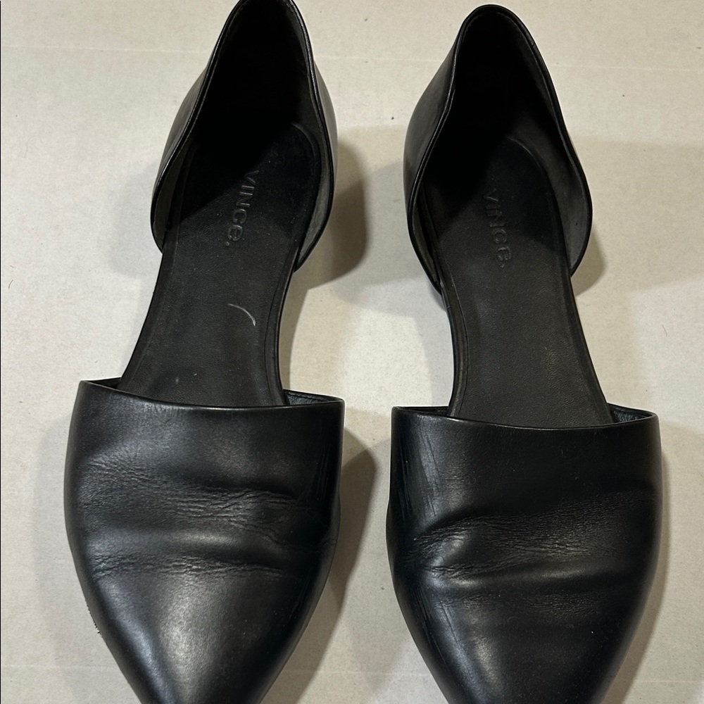 Vince Women's Black Leather Loafers